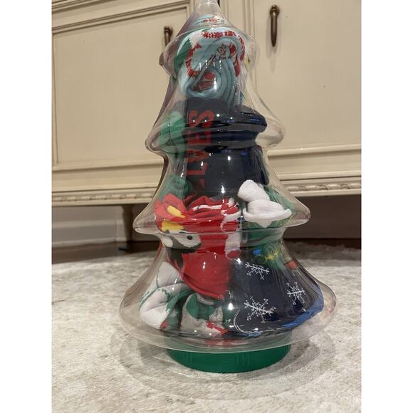 NWT Will Ferrell Buddy The Elf‎ Christmas Tree 10 Pairs Socks 5 Crew 5 Low Cut - Picture 4 of 5